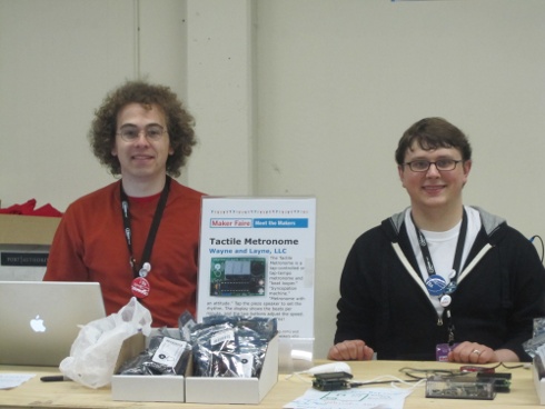 Wayne and Layne at the Maker Shed in 2010