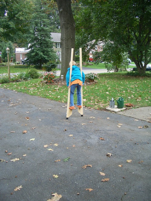 Homemade stilts Make Make