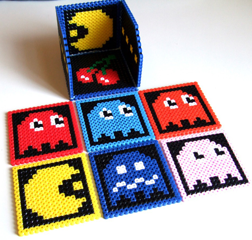 ROUNDUP: Cool Handmade Coasters | Make: fuse game box art 