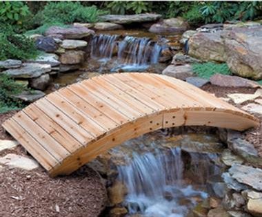 Lovely minimal garden foot bridge | Make: