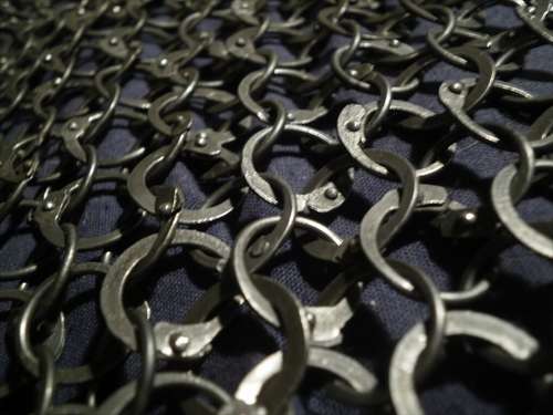 Flat Ring Riveted Chainmail Flat Ring Riveted Chainmail
