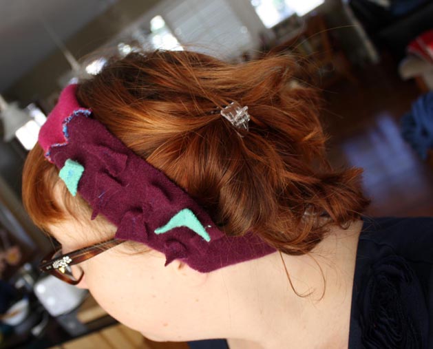 HowTo Fall Sweater Headband Make