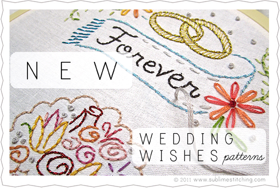 New wedding embroidery patterns from sublime stitching make New wedding embroidery patterns from sublime stitching make