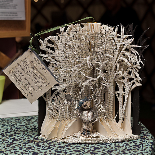 Edinburgh's Mysterious Literary Paper Sculptures Make