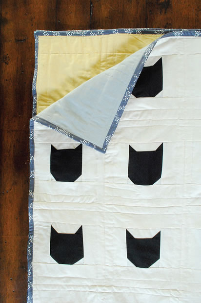 How-To: Modern Black Cat Quilt | Make: