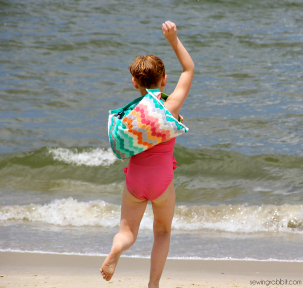 towel backpack
