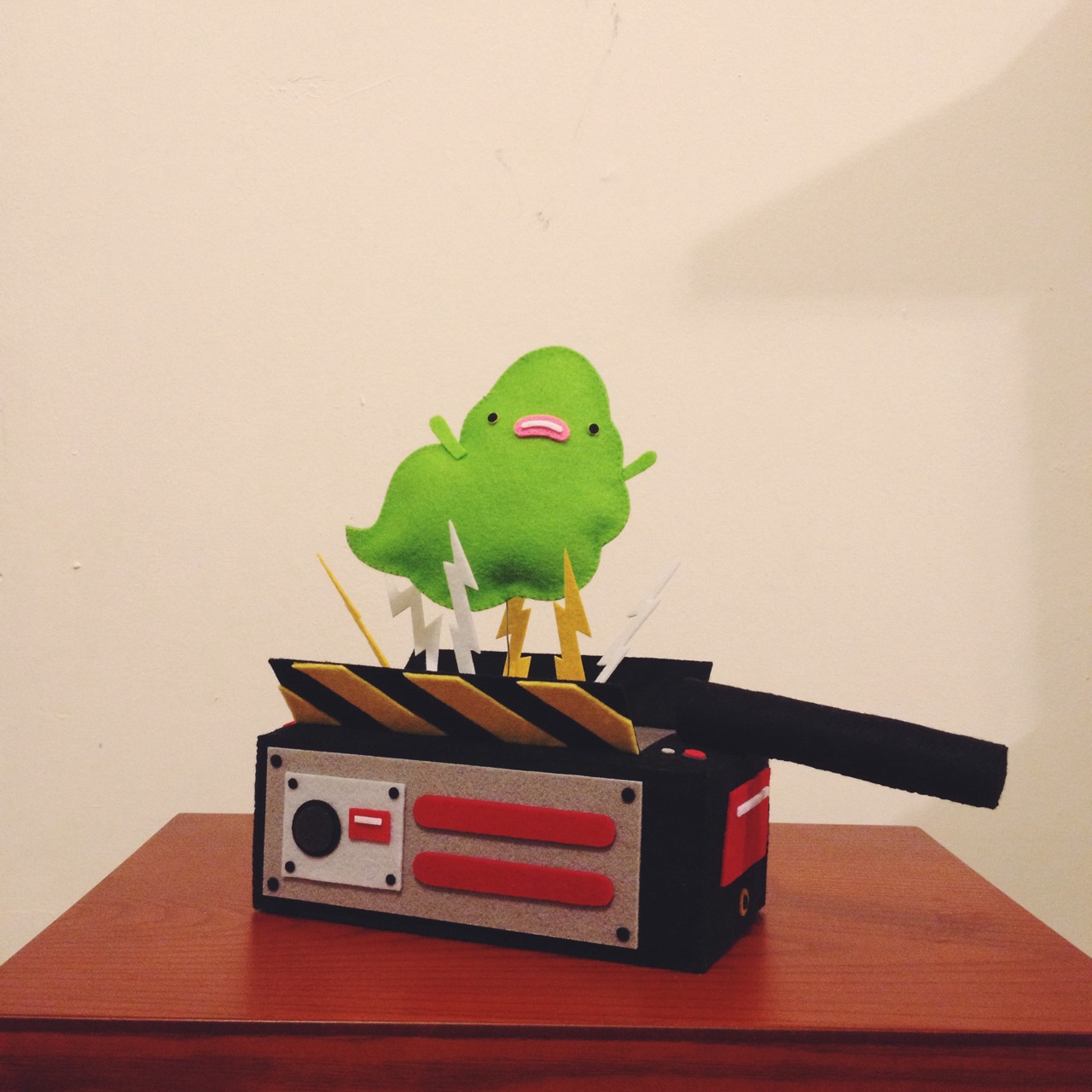 Ghostbuster's Ghost Trap Made From Felt Make