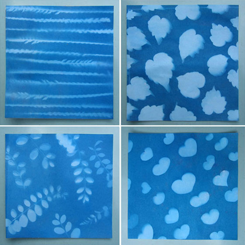 HOW TO - Make sunprint paper patterns - Make: