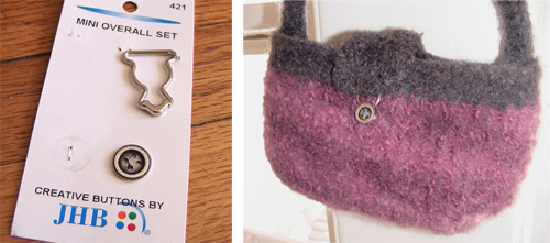 Tip: Use Mini Overall Buttons for Bag Handles - Make: