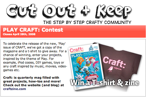 Cut Out + Keep CRAFT Contest - Make: