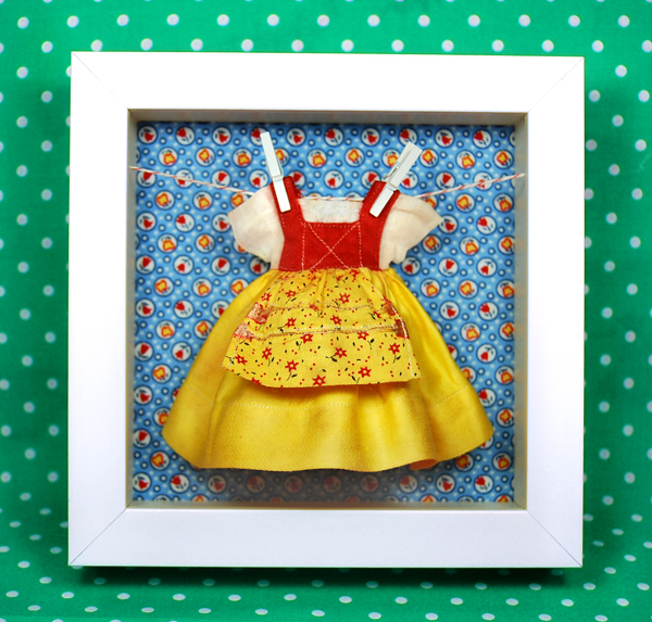 Vintage Doll Clothes Display Make