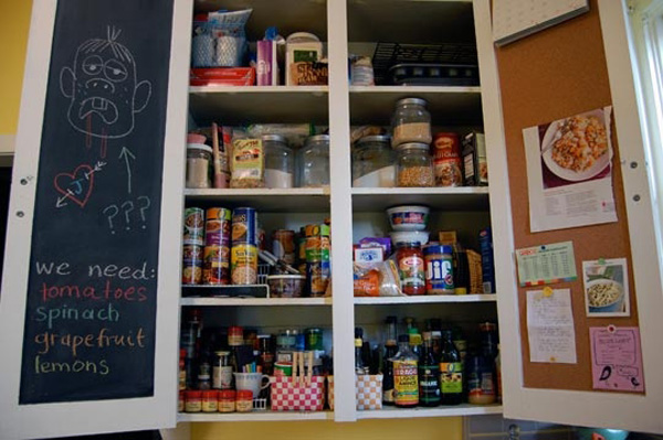 How-To: Make a Kitchen Cupboard Message Center - Make: