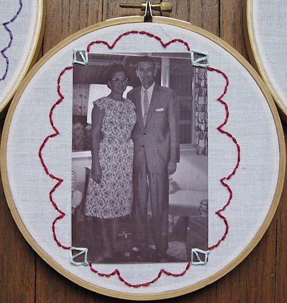 Embroidery Hoop Picture Frame Make