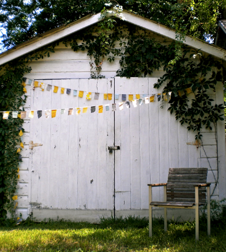 No-Sew Fabric Banner - Make:
