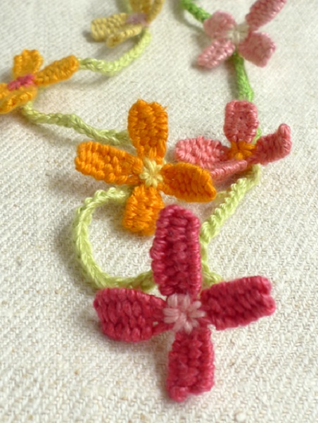 Woven Flower Necklace - Make: