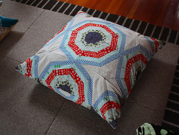 How-To: Starburst Quilted Floor Pillow - Make: