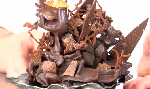 Amazing Tree From Chocolate Poured Into Ice Make amazing-tree-from-chocolate-poured-into-ice-make
