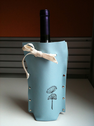 Leather Wine Cozy - Make: