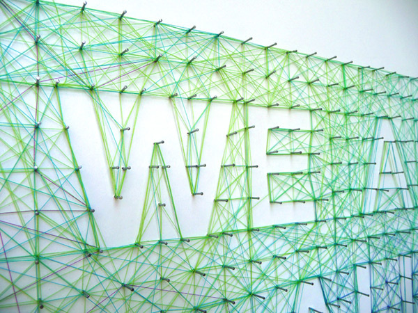 Nail And Thread Art From Dominique Falla | Make: