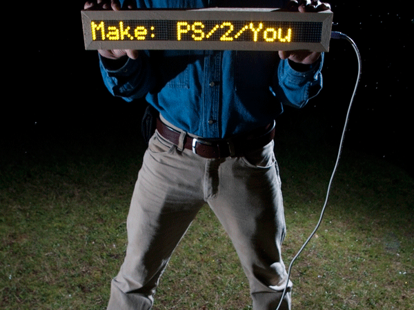 MAKE Volume 27: PS/2/You LED Display