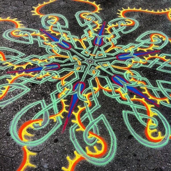 Joe Mangrum Sand Painting