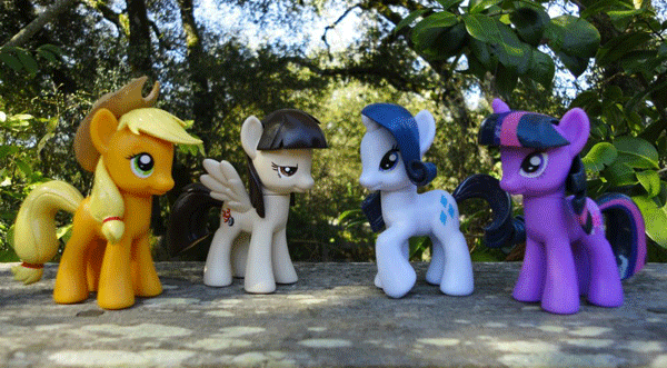 Plastic my cheap little pony figures